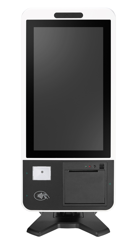 15.6" Compact, Lightweight Self-Service Kiosk <b>(WHITE)</b>